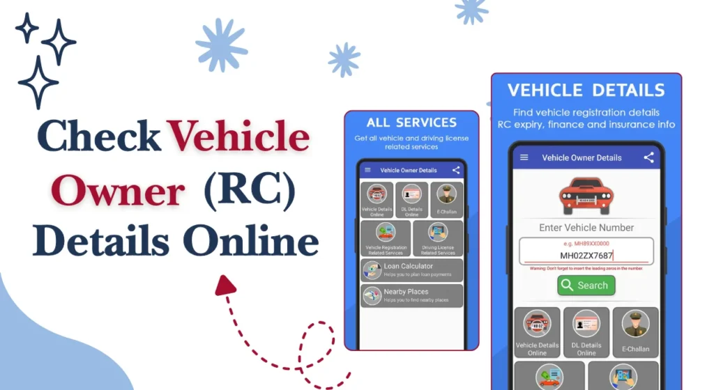 Check Vehicle Owner (RC) Details Online