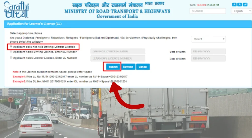 How to Renew Driver’s License Online (Parivahan Portal)