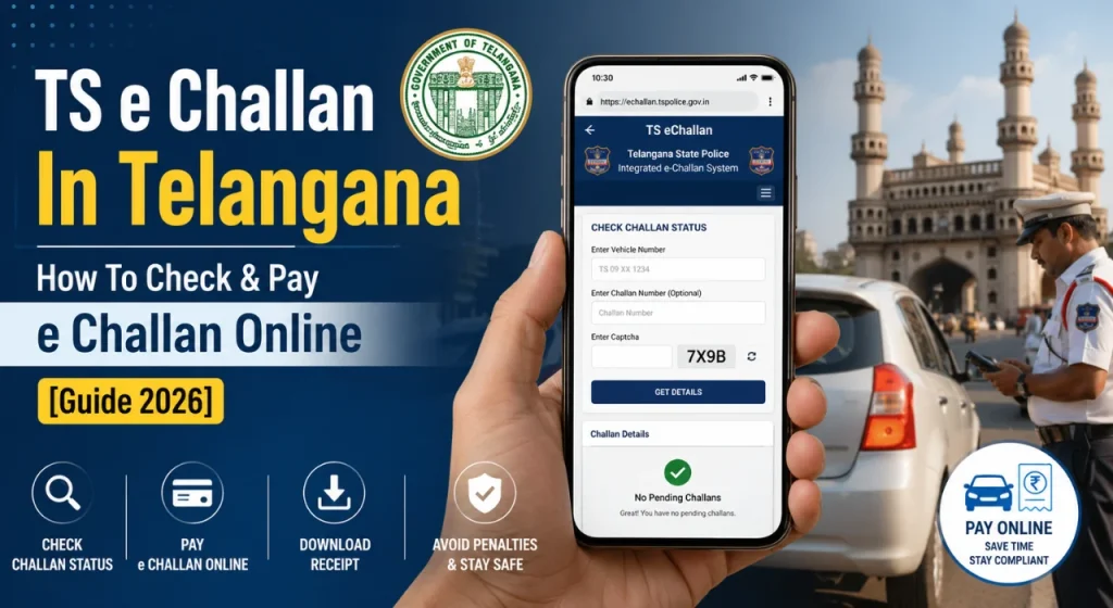 TS e Challan In Telangana: How To Check & Pay e Challan Online [Guide 2026]