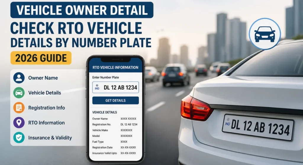 Vehicle Owner Detail - Check RTO Vehicle Details by Number Plate (2026 Guide)