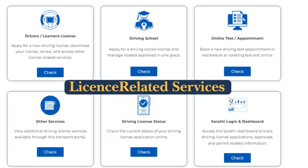 driving licence apply​