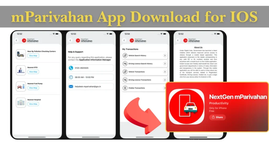 mParivahan App Download for IOS