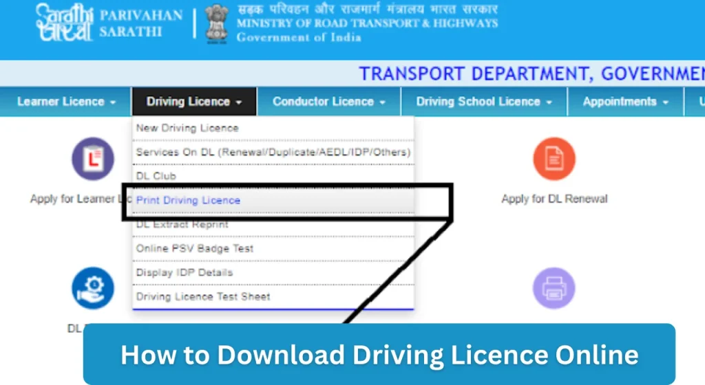 How to Download Driving Licence Online