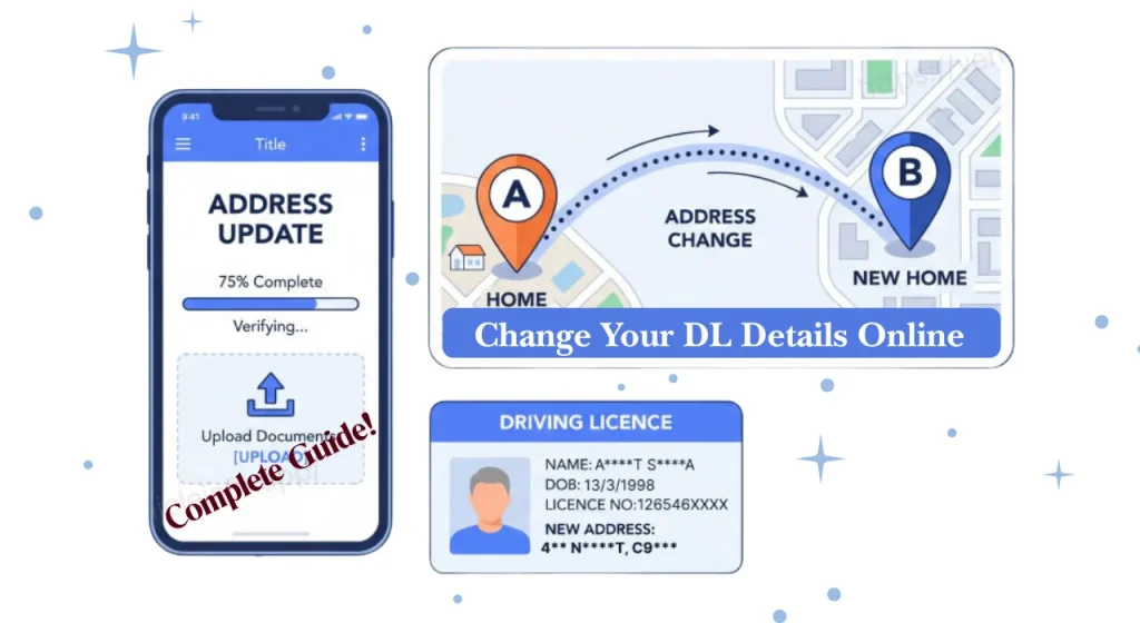 Change Your DL Details Online